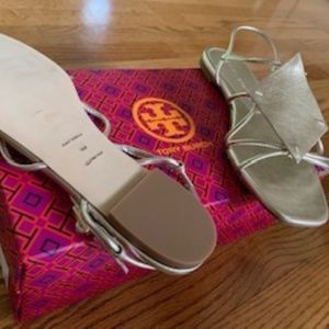 Tory Burch Diamond Patch Sandals Size 8